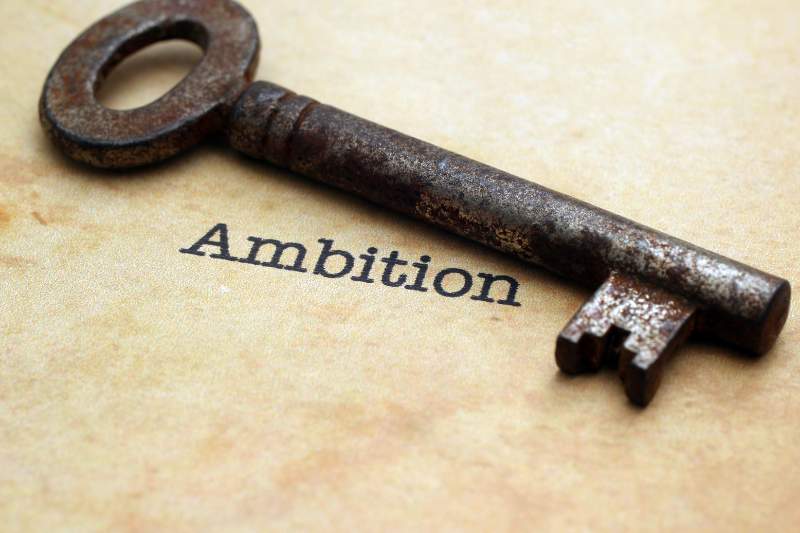 Trzeba znać klucz do zdrowej ambicji